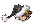 Santa Sora's sprite in Master Form.