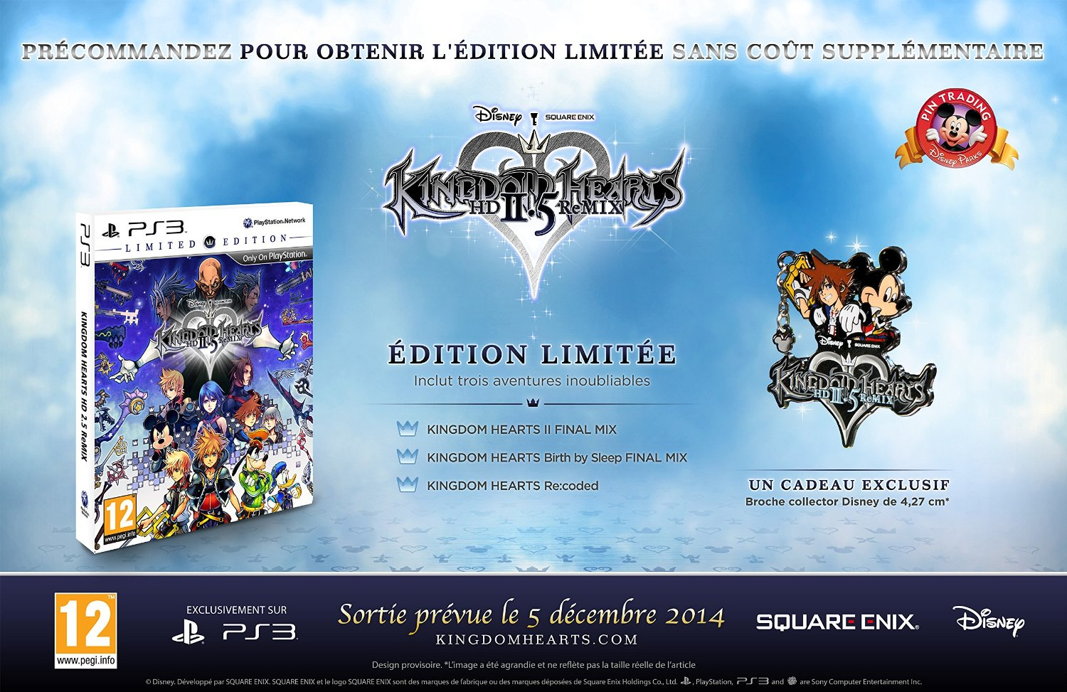  Kingdom Hearts HD 1.5 Remix : Square Enix LLC
