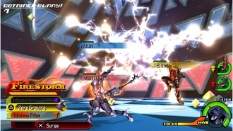 An Arena Mode battle