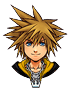 Sprite normal de Sora en Forma Maestra