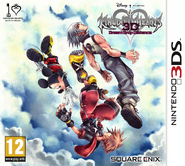 European boxart for Kingdom Hearts 3D: Dream Drop Distance.