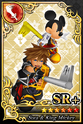 Carta SR+ Sora y Rey Mickey