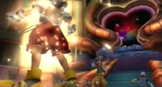 Sora sacrifiant son cœur pour libérer celui de Kairi.