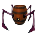 Die Barrel Spider se verskyning in Kingdom Hearts.