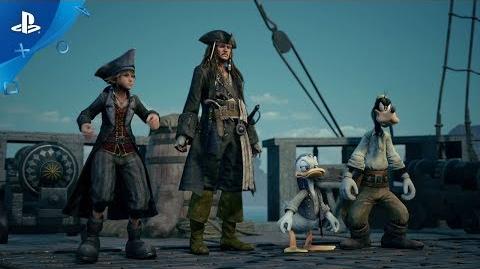 Kingdom Hearts III - E3 2018 Pirates of the Caribbean Trailer PS4