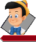 Pinocchio's profile sprite.