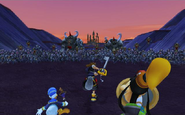 The Battle of the 1000 Heartless as it appears in pre-release material.