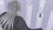 Xemnas and Roxas discuss Xion.