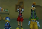 Donal, Sora y Goofy en la Torre Misteriosa