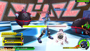 Joint Struggle gameplay displaying Friend Cure, as well as the Battle Arena