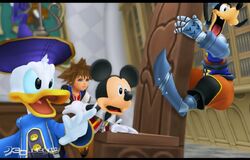 Kingdom hearts re coded-disney castle