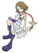 Artwork de Yuna en KH2