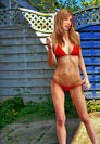 Sexy Red Bikini Girl Sandra W Pain88 (1)