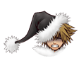 Sprite de Sora en Forma Santa cuando recibe daño