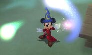 Mickey en Sinfonía del Brujo, en Kingdom Hearts 3D: Dream Drop Distance