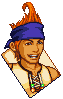 Wakka's blije praat sprite in Kingdom Hearts: Chain of Memories.