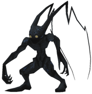 A Neoshadow as it appears in Halloween Town in Kingdom Hearts II.