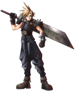 Cloud en el mundo de Final Fantasy