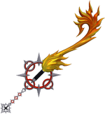 Lea's Keyblade, the Flame Liberator.