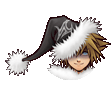 Santa Sora's sprite in Final Form.