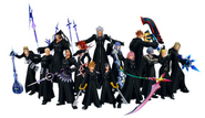 La Organización XIII al mando de Xemnas.