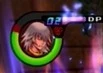 La jauge de HP de Riku et, à droite de la tête, la jauge de DP dans Kingdom Hearts: Re:Chain of Memories