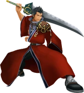 Auron In Olympus Coliseum in [KH2]