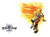 Imagen de fondo del menu inicial del juego Kingdom Hearts 2 Final Mix +.