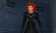 Lea enters Ansem the Wise's study in Kingdom Hearts 3D: Dream Drop Distance