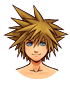 Sprite de Sora Tritón en Kingdom Hearts II
