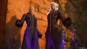 Xemnas and Ansem taunt Sora.