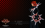 Póster oficial de Axel en Kingdom Hearts 358/2 Days