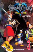 Cubierta española del volumen 3 del manga de Kingdom Hearts Final Mix