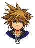 Sprite normal de Sora en Forma Sabia