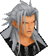 Sprite de Xemnas hablando en Kingdom Hearts 358/2 Days.