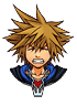 Sprite de Sora en Forma Límite cuando recibe daño