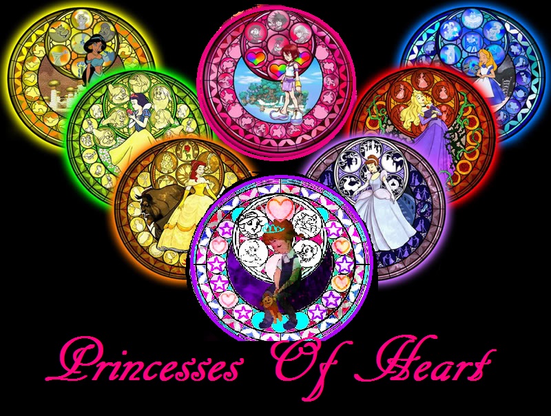 Kingdom Hearts Disney Princess Sleeping Beauty Aurora Stained