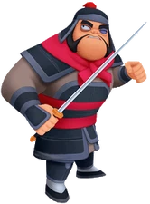 Yao, the aggressive, short soldier that seems to prefer to speak with his fists.