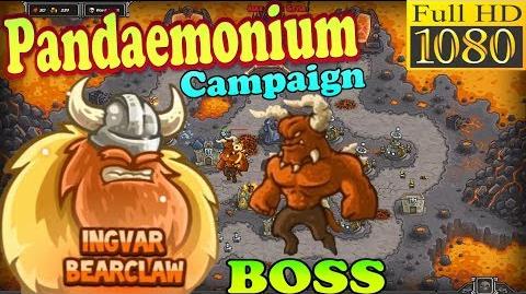 Kingdom Rush HD - Final BOSS Moloch Pandaemonium Campaign (Level 26) Hero - Ingvar Bearclaw