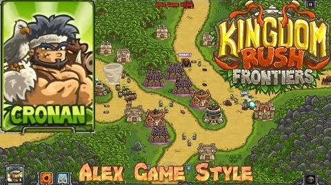 Kingdom Rush Frontiers HD Crimson Valley Campaign Level 7 Hero Cronan