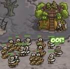 An example of the Wrath of the Forest upgrade's effectiveness.