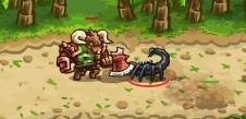 Kahz poisoned by a Giant Scorpion.