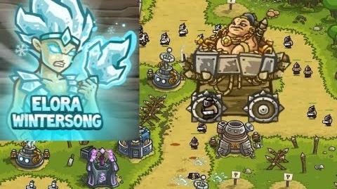 Kingdom Rush HD (BOSS Bonus Premium Level 15 Bandit's Lair) Campaign Hero - Elora Wintersong