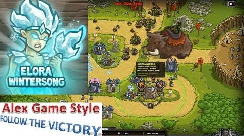 Kingdom Rush HD (BOSS Bonus Premium Level 16 Ruins of Acaroth) Campaign Hero - Elora Wintersong