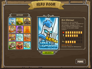 Kingdom Rush Hero Room (Gerald Lightseeker)