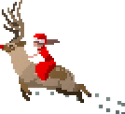 Xmas jumping reindeer