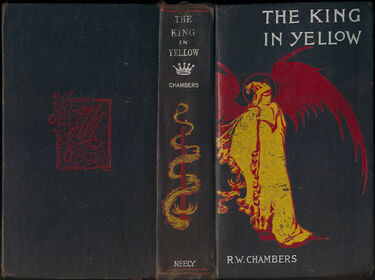 Full cover of The King in Yellow (1895, likely 2nd or 3rd edition)