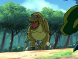 DNA Merged Jason T.rex in Kong The Animated Series