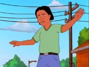 Joseph balancing on a wall in "Rodeo Days"