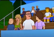 Hank Hill's non-canon appearance in The Simpsons (season 9)
